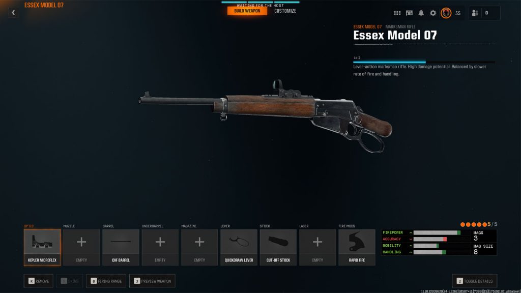 essex model 07 loadout in black ops 6