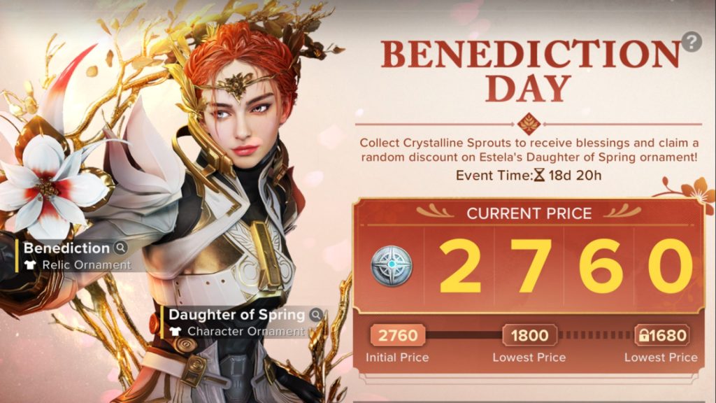 destiny rising benediction day event