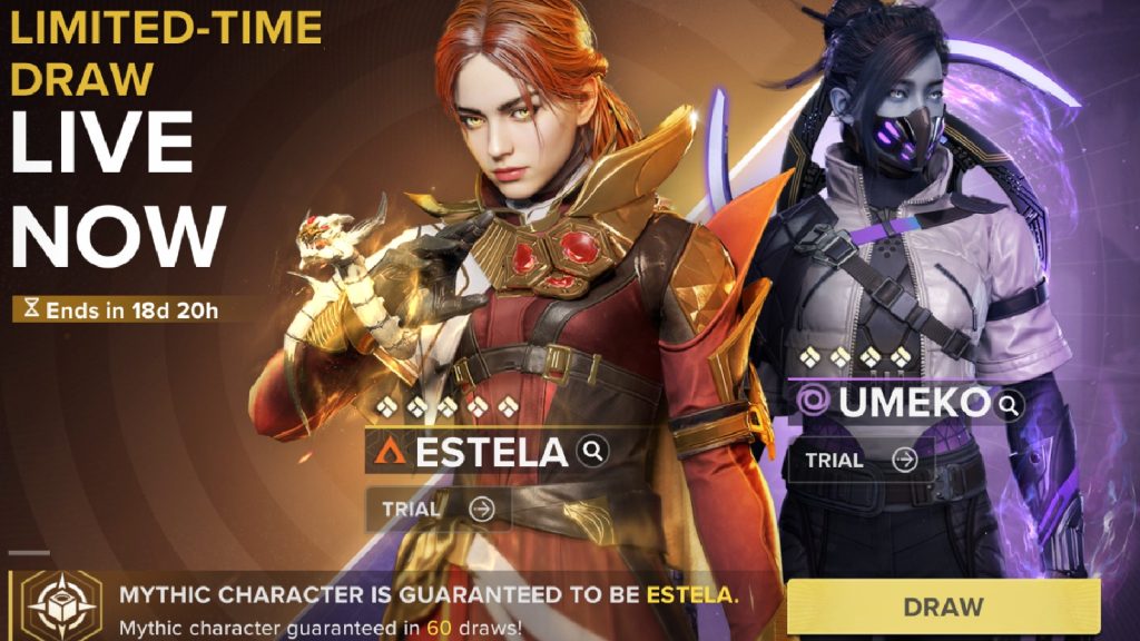 destiny rising estela's arrival event