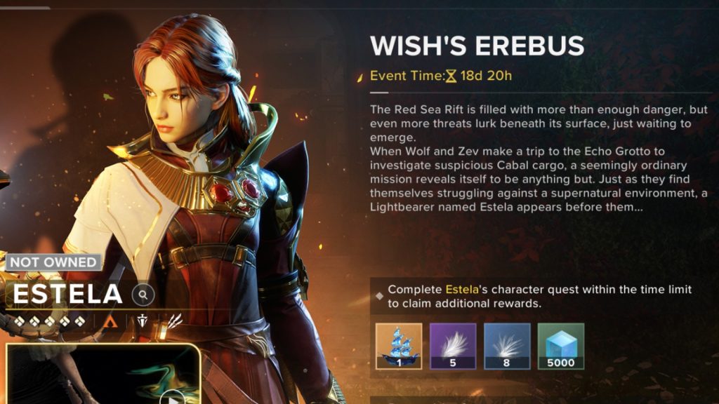 destiny rising wish's erebus event