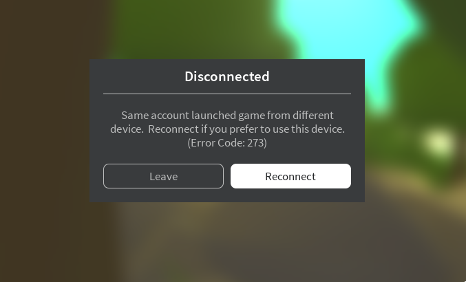 Users Being Disconnected From Game - "Error Code: 273" - #55 by JustSeanC -  Engine Bugs - Developer Forum | Roblox