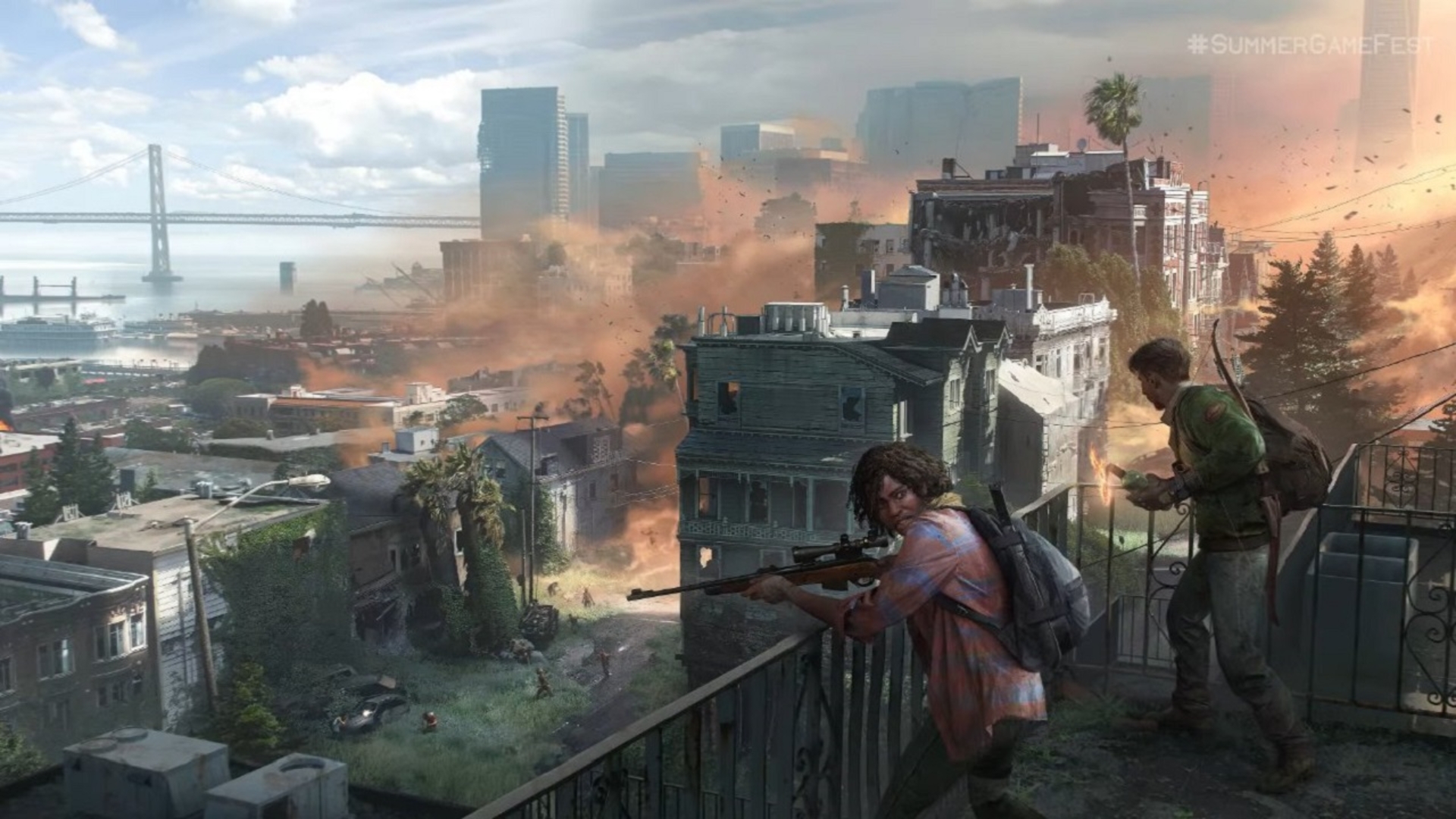 تصویر هنری از بازی چندنفره&zwnj; The Last of Us