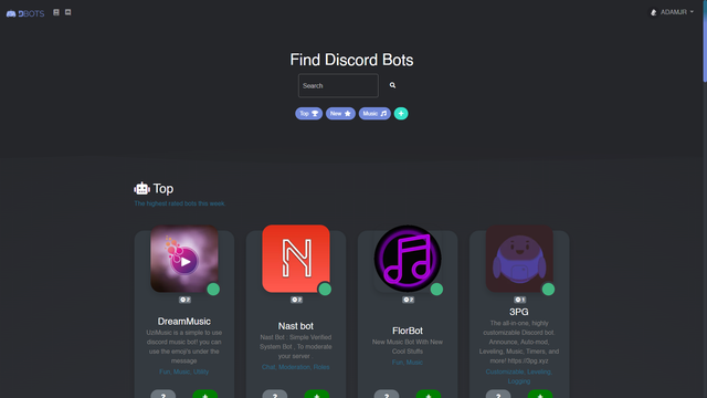 discord-bot-list &middot; GitHub Topics &middot; GitHub