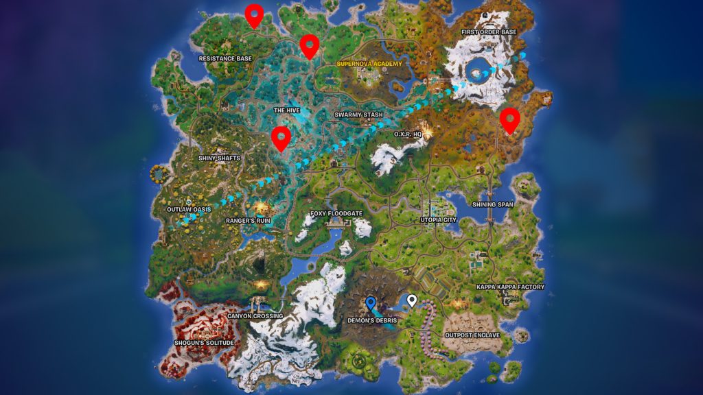 Best Landing Spots Fortnite