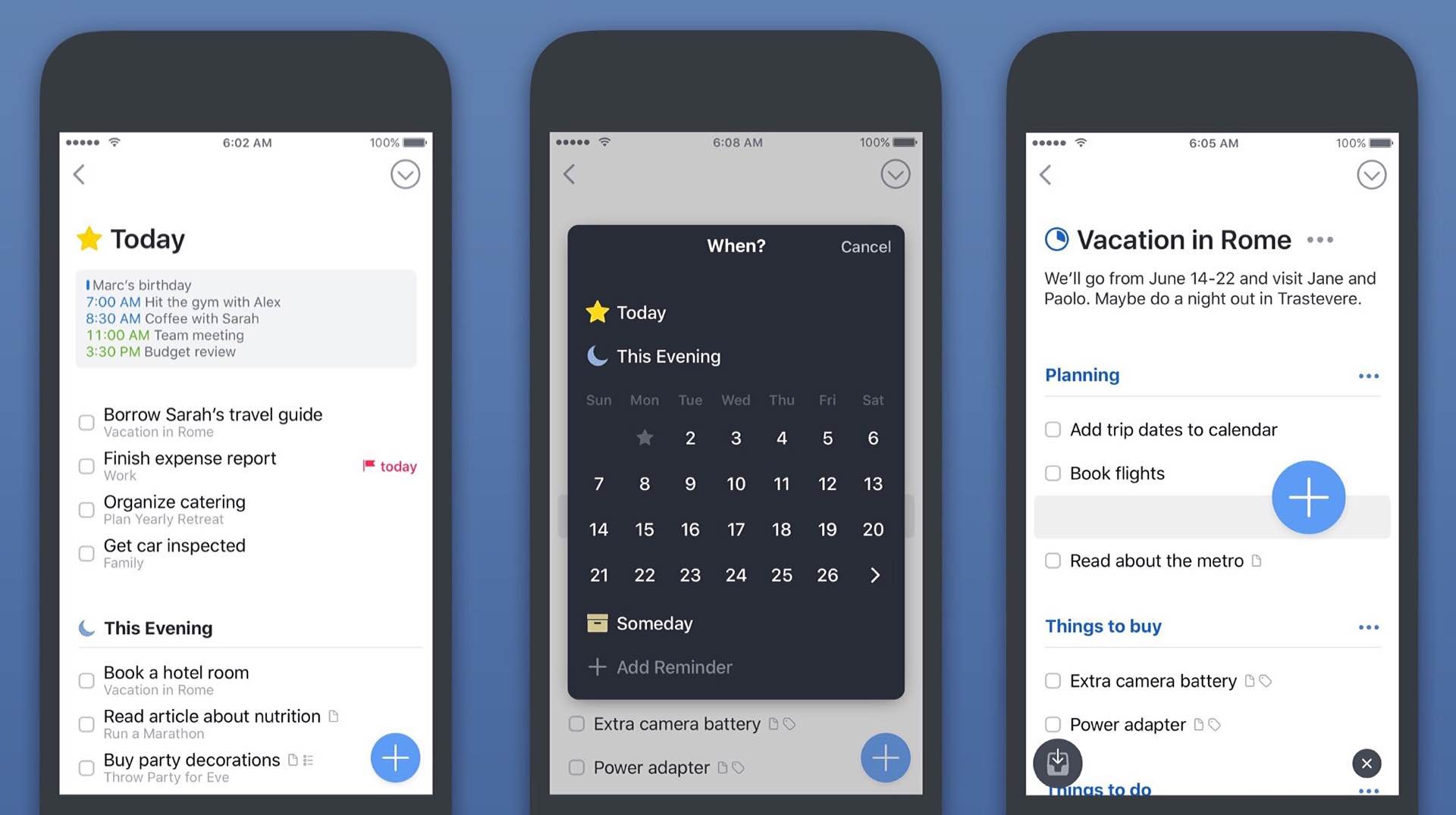 Things 3 for iOS, Apple Watch, and Mac &mdash; Tools and Toys