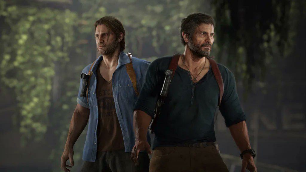 Joel and Sam as Drakes TLOU