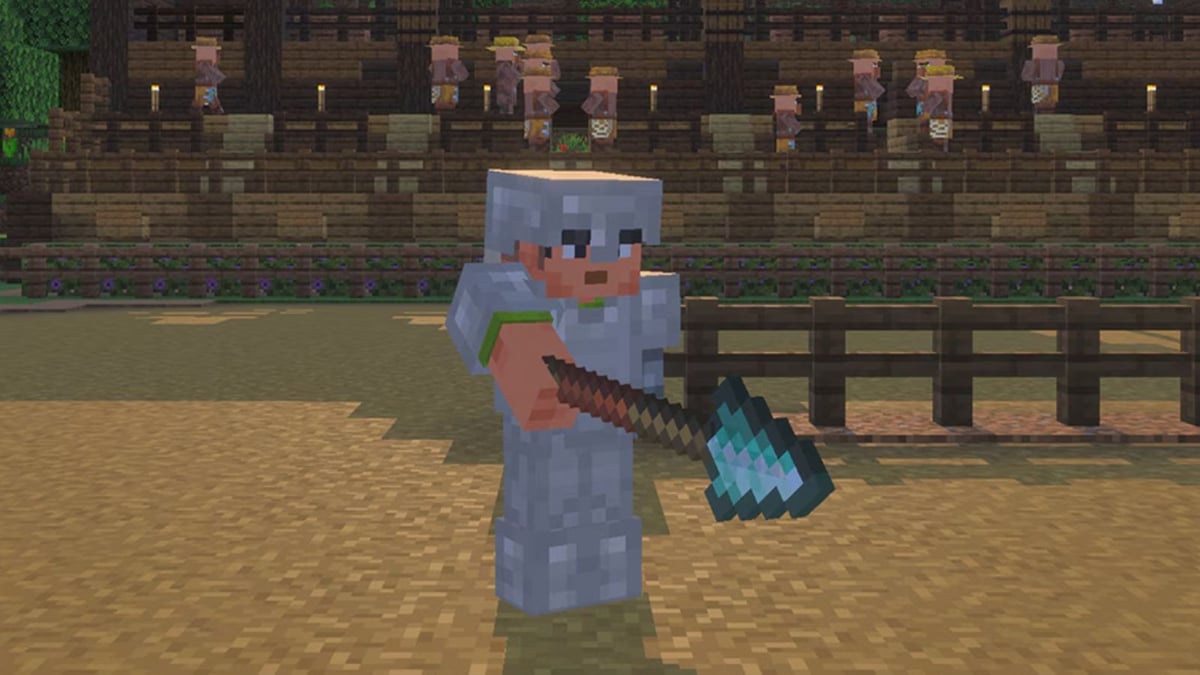 Minecraft Spear weapon