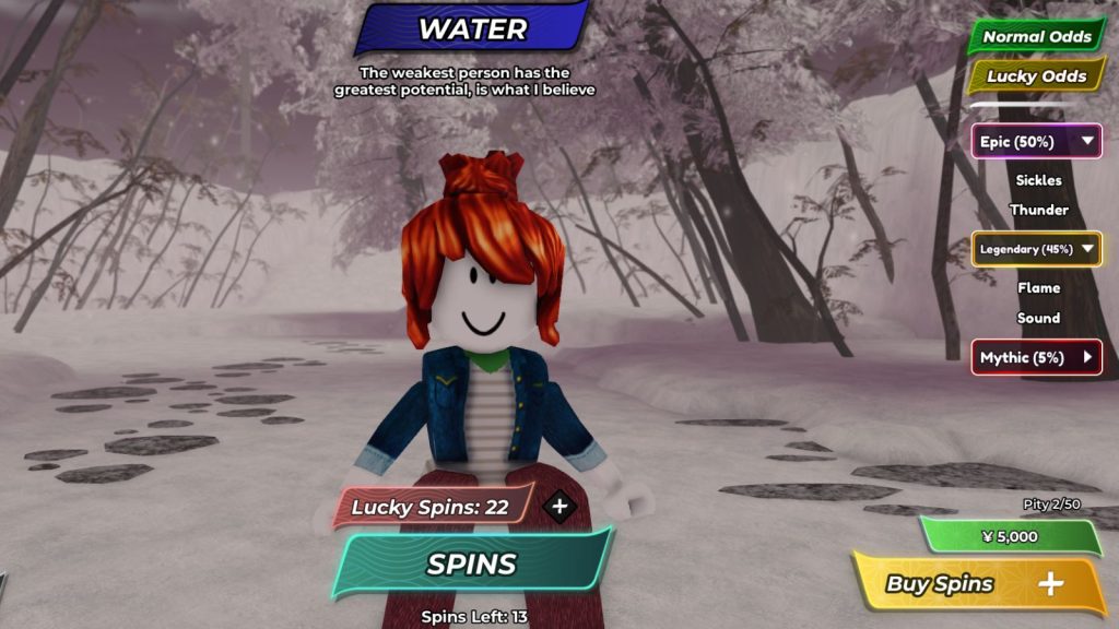 Mugen roblox spins