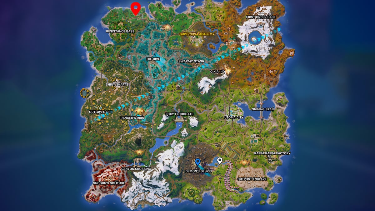 Best Landing Spots Fortnite