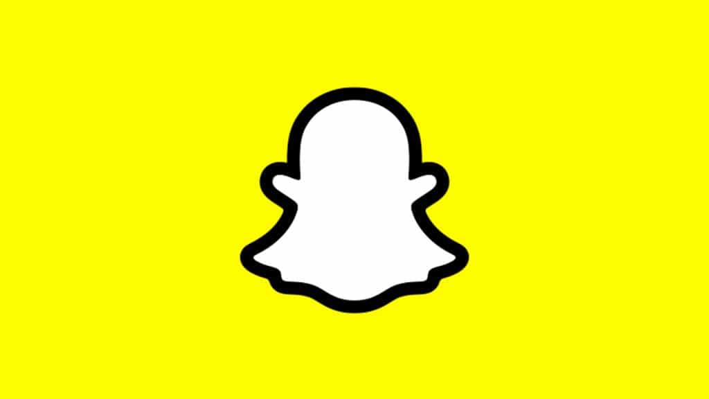 Snapchat logo yellow background