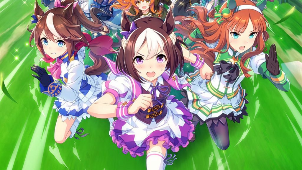 Anime horse girls running