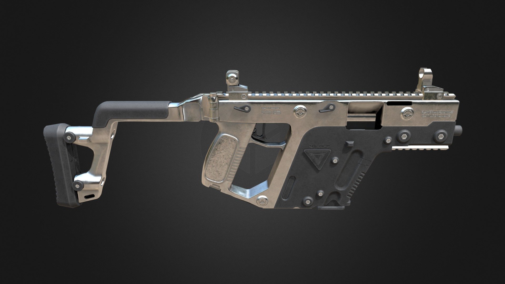Silver Plate - Vector | PUBG - 3D model by pubgitems.info (@pubgitems.pro)  [a7b7f3b]