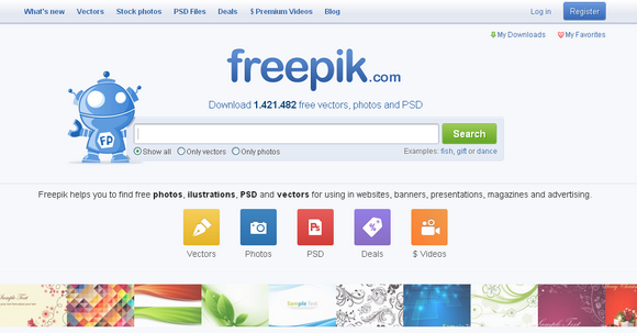 A Search Engine for Vectors, Photos & PSD Files | Web Resources | WebAppers