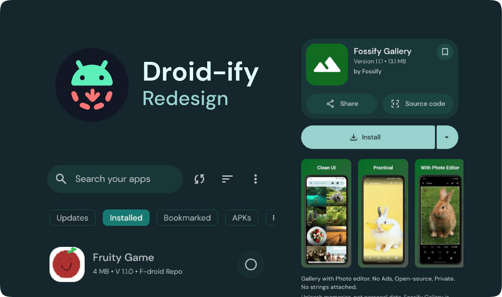 Droid-ify - Redesign | Figma